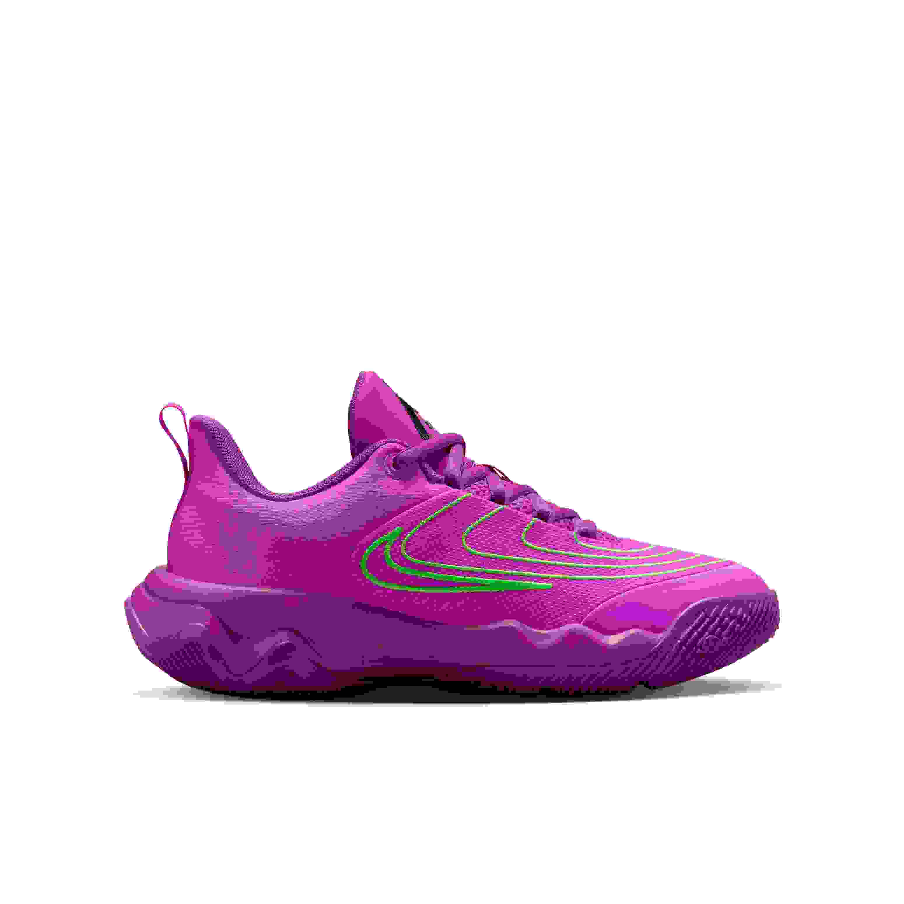 Nike Giannis Immortality 4 Grade School Boys' "Berry/Green Strike/Violet/Black" Basketball Shoe